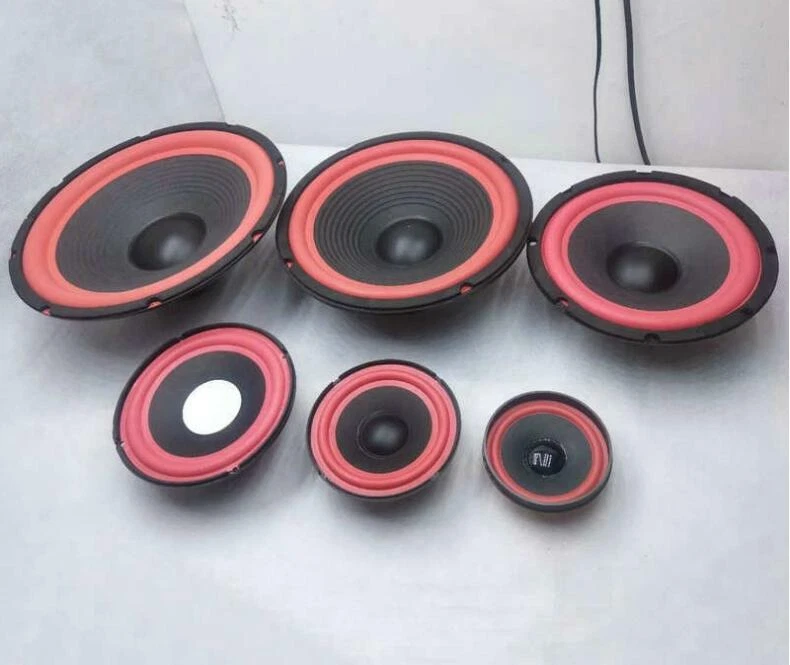 1 pieza Altavoz Subwoofer Coche Woofer Audio 4/5/6/8/10/12" pulgadas 4Ω 60W ~ 180W Foto 2 de 4
