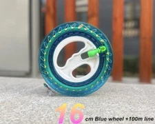 Kite reel wheel 16 cm with 100 line ABS flying traction tool toy for kids adults