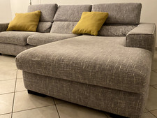 Divano con penisola come nuovo. Marca Poltronesofà 280X110Xh90 penisola 205X110 