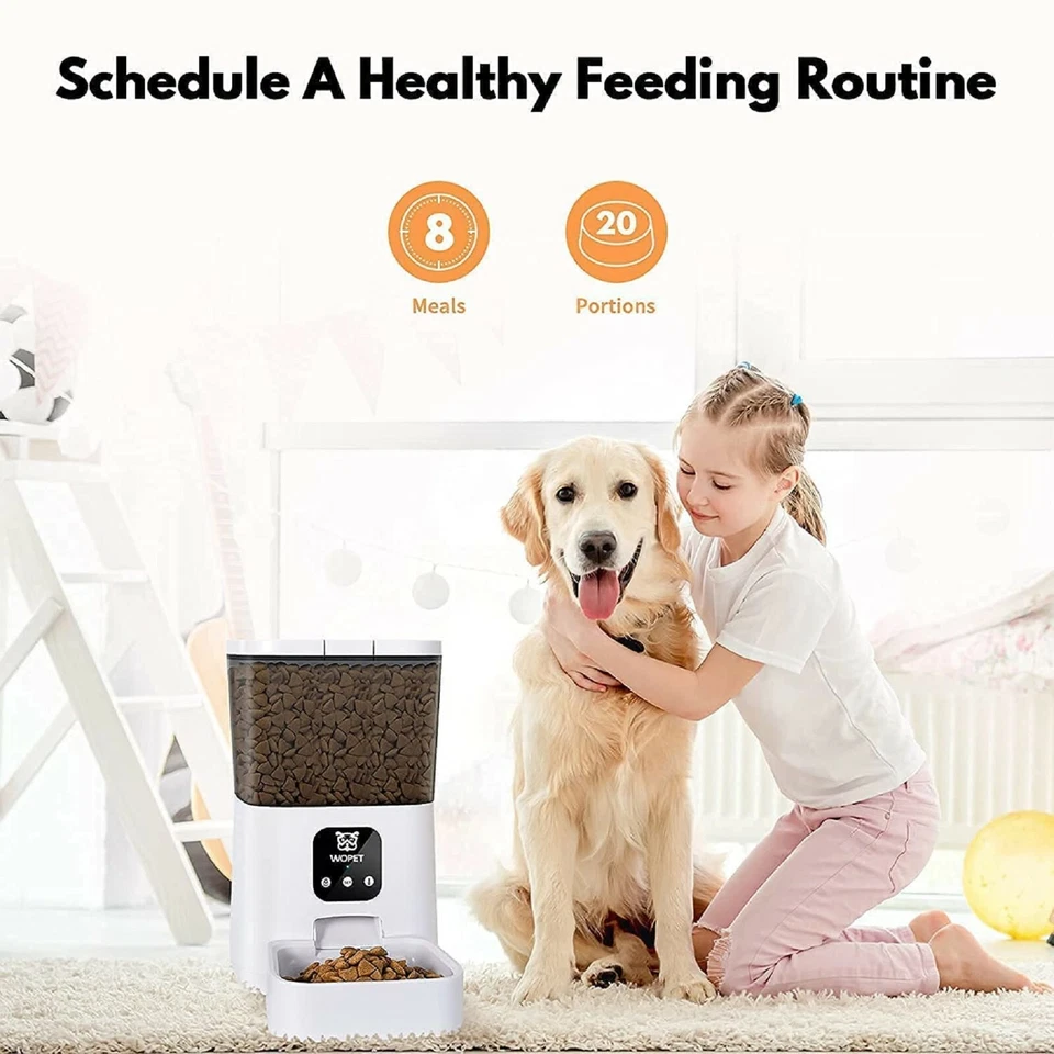 Dispensador De Comida Alimento Para Gatos Automatico WIFI Estando Fuera De Casa - Image 3 of 4