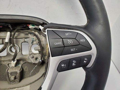 2015 Jeep Cherokee Trail Hawk Front Steering Wheel Black Leather OEM 1UU381X9 - Picture 3 of 7