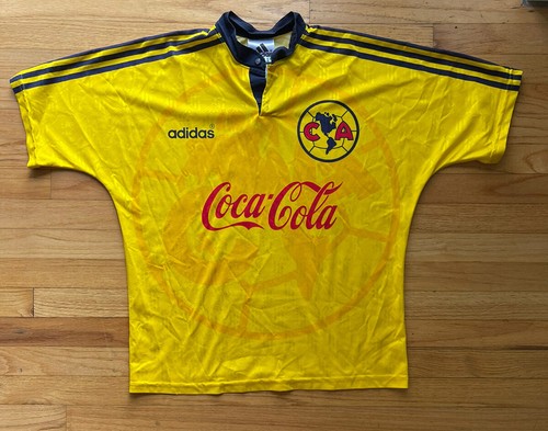 Club America Vintage ADIDAS Coca Cola SOL SOCCER Football JERSEY Shirt  Large '97 | eBay