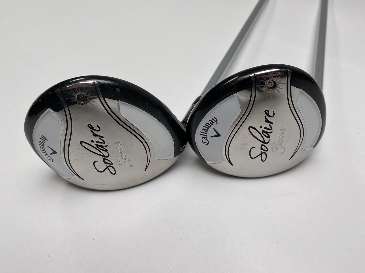 Callaway Solaire Gems 5 & 7 Fairway Wood Set 18* 21* 55g Ladies
