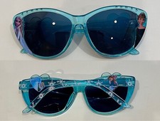 DISNEY FROZEN ELSA ANNA SUNGLASSES CASE Sun Shades Crystals Snowflakes 100 UV