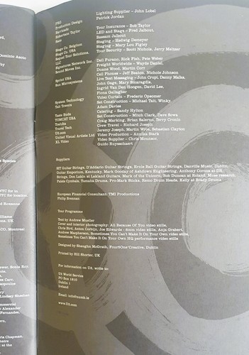 U2 Vertigo 2006 world tour book concert program Australian Bono Vox Edge Achtung - Picture 11 of 11