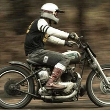 TT&CO USA DOT TOECUTTER STANDARD Motorcycle Full Face Helmet