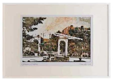 792019 Magere Brug Lifting Bridge Amstel Canal Amsterdam A2 Picture Frame Water