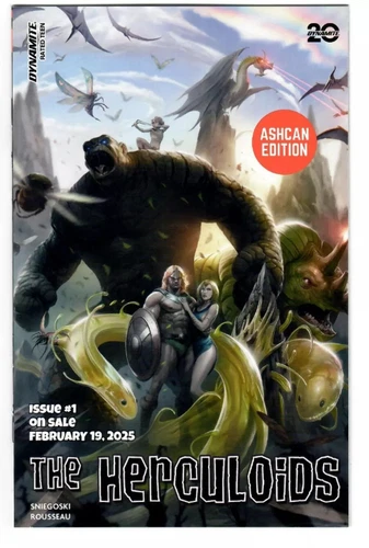THE HERCULOIDS #1 - ASHCAN EDITION - DYNAMITE (2025)