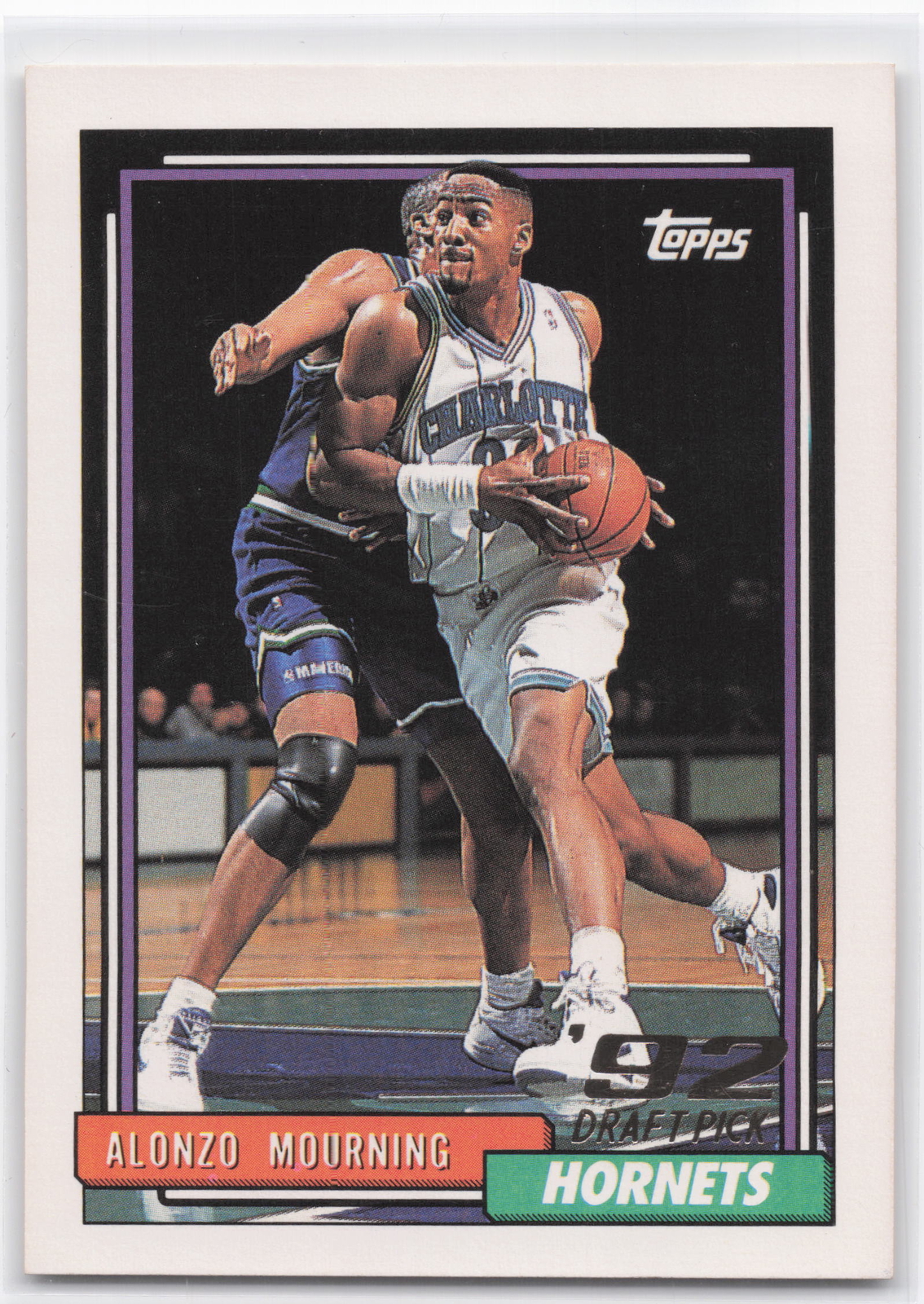 1992 Topps #393 Alonzo Mourning Gold -