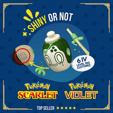 Poltchageist Shiny or Non ✨ 6 IV Masterpiece Authentic Pokémon Scarlet Violet