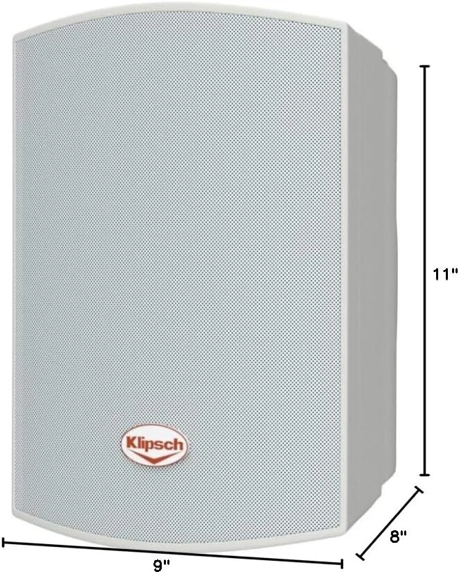 Altavoz interior/exterior Klipsch AW-525 300 vatios 5,25" para todo tipo de clima - blanco (par) Foto 3 de 4