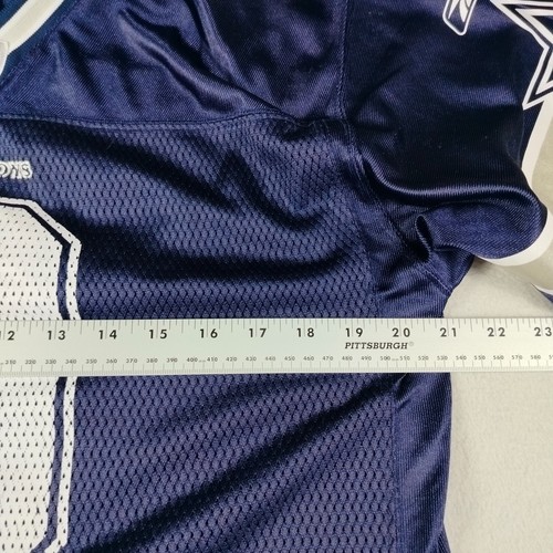 Reebok Mens NFL Throwback Jersey Shirt Dallas Cowboys #9 Tony Romo Blue Size XL - Picture 12 of 13