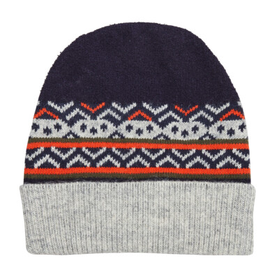 s.Oliver Herren Mütze mit Strickmuster Baumwollmütze Strickmütze Beanie 2108091