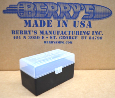 Berrys 409 Ammo Box 308,243 Win 50 Round Clear/Black BUY 3 GET 1 FREE