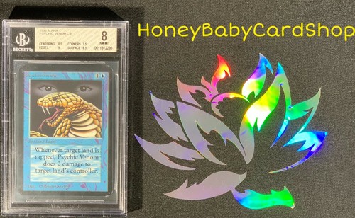 MTG Limited Edition Alpha 1993 Psychic Venom BGS 8.0 NM/MT Old School 93/94 - Picture 4 of 6