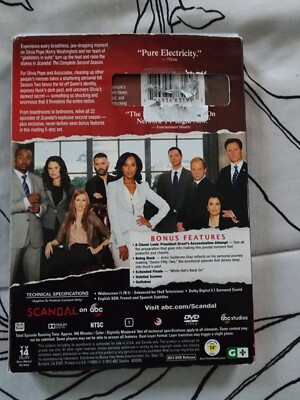 その他 Scandal: Complete Second Season [DVD] Scandal: The Complete Second Season (DVD, 2013, 5-Disc Set