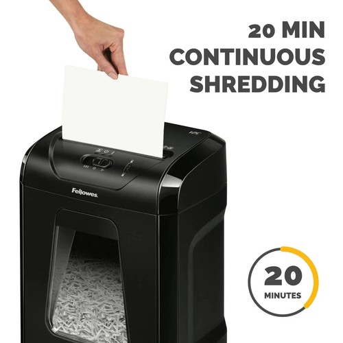 Fellowes Powershred 12 Blatt Cross-Cut Papier Home Office Aktenvernichter - Bild 8 von 8