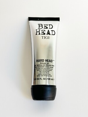 TIGI Bed Head Hard Head Mohawk Gel For Spiking & Ultimate Hold 3.4 fl oz