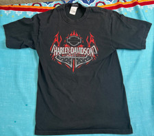 Harley Davison T-Shirt Black Stone Mountain, Georgia HD Adult Small Made in USA