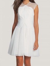 Ted Baker Trixxy Illusion Yoke Pleated Tulle Mesh Embellished Wedding Dress 650
