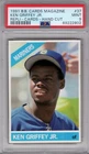 1991 B.B. Cards Magazine #37 KEN GRIFFEY JR PSA 9 MINT   tuff! Repli Cards