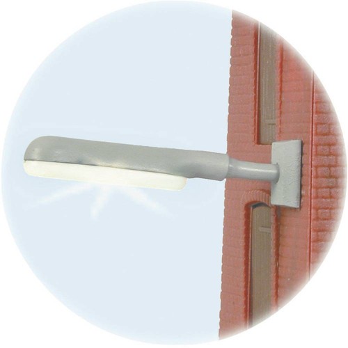 Viessmann 6729 - Booggaslantaarn, LED warmwit, kit (HO) | H0 verlichtingsmasten | Harlaar