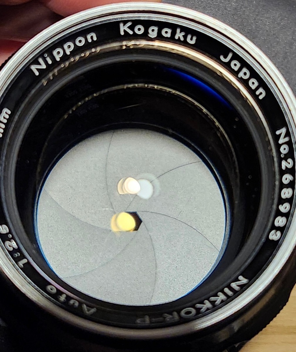 Nikon Nikkor-P 10.5cm 105mm f2.5 Lens Nippon Kogaku JAPAN #268983