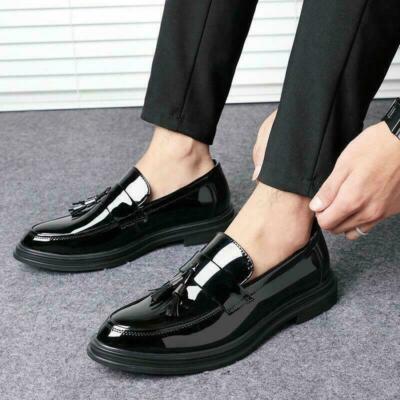 New Mens Faux Leather Shoes Tassels Slip On Formal Business Casual Dress Loafers | eBay New Mens Faux Leather Shoes Tassels Slip On Formal Business Casual Dress Loafers | eBay