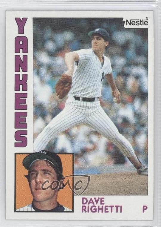1984 Topps Nestle Dave Righetti #635 0b5