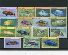 Malawi 1984 Fish Scott# 427-41 Mint NH