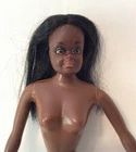 New ListingLive Action Christie 1971 Vintage Barbie AA Black Doll  Taiwan HTF Nude 1175
