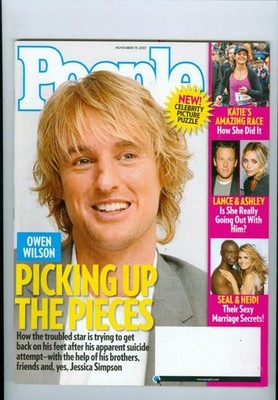 2007 People Magazine: Owen Wilson - Picking Up The Pieces/Katie's Amazing Race