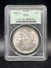 1883-O Morgan Silver Dollar UNC PCGS MS64 $1 US Coin F74