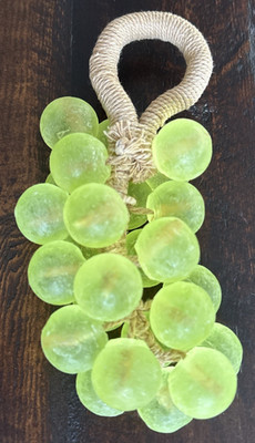 Green Grape Soap on a Rope   Crystal Grapes Soap for Hand Washing or Decoration