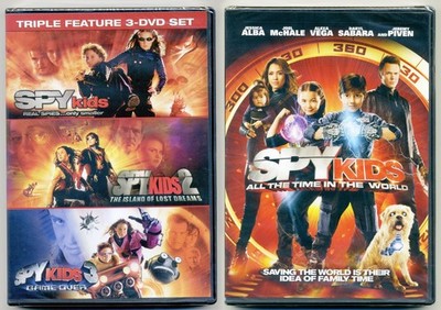 Spy Kids 1-4, Four PG family action adventure movies, new DVDs lot