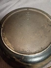 Vintage Lodge brand  Cast Iron 8" Round Frying Pan skillet w/ 3 notch heat ring