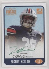 2021 Onyx Vintage College Auto Green Ink /50 Zakoby McClain #CAZM Auto 1m1a