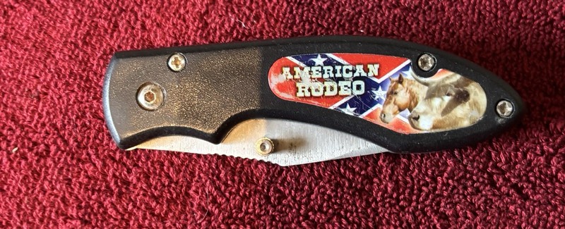 Collectible American Rodeo Folding Knife