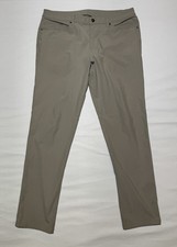 Lululemon ABC Slim-fit 5 Pocket Pants 34x30 Warpstreme Gray  READ 