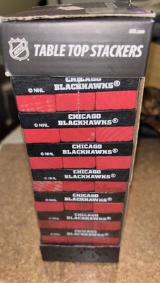 New The Chicago  Blackhawk s  Table Top Stackers Game -  New / Sealed