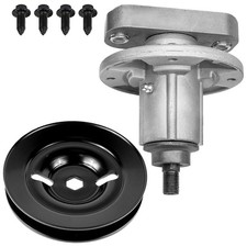 48" Deck Spindle Assembly & Pulley For John Deere L120 L130 Scotts L2018 L2548