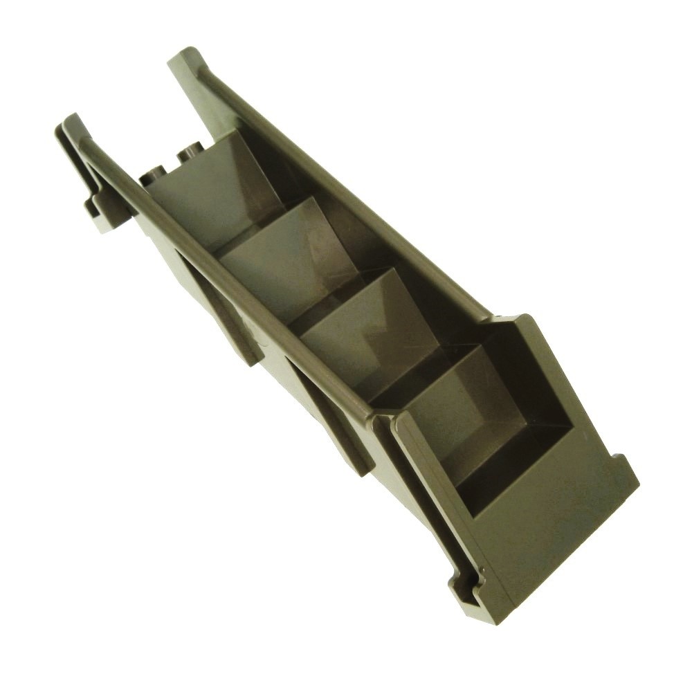 1X Lego Stair Ladder 4X7X9 Old Dark Gray Steps Pirates 6270 6273 4784