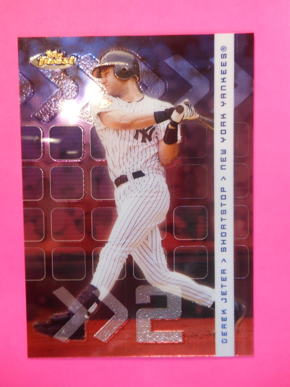 2002 Finest #14 Derek Jeter New York Yankees