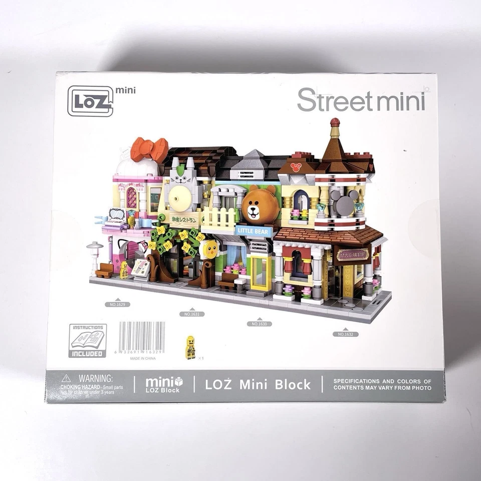 LOZ Street Mini Set 1632 MINI BRICKS! New! Shopping Gallery - Ships from USA - Image 4 of 4