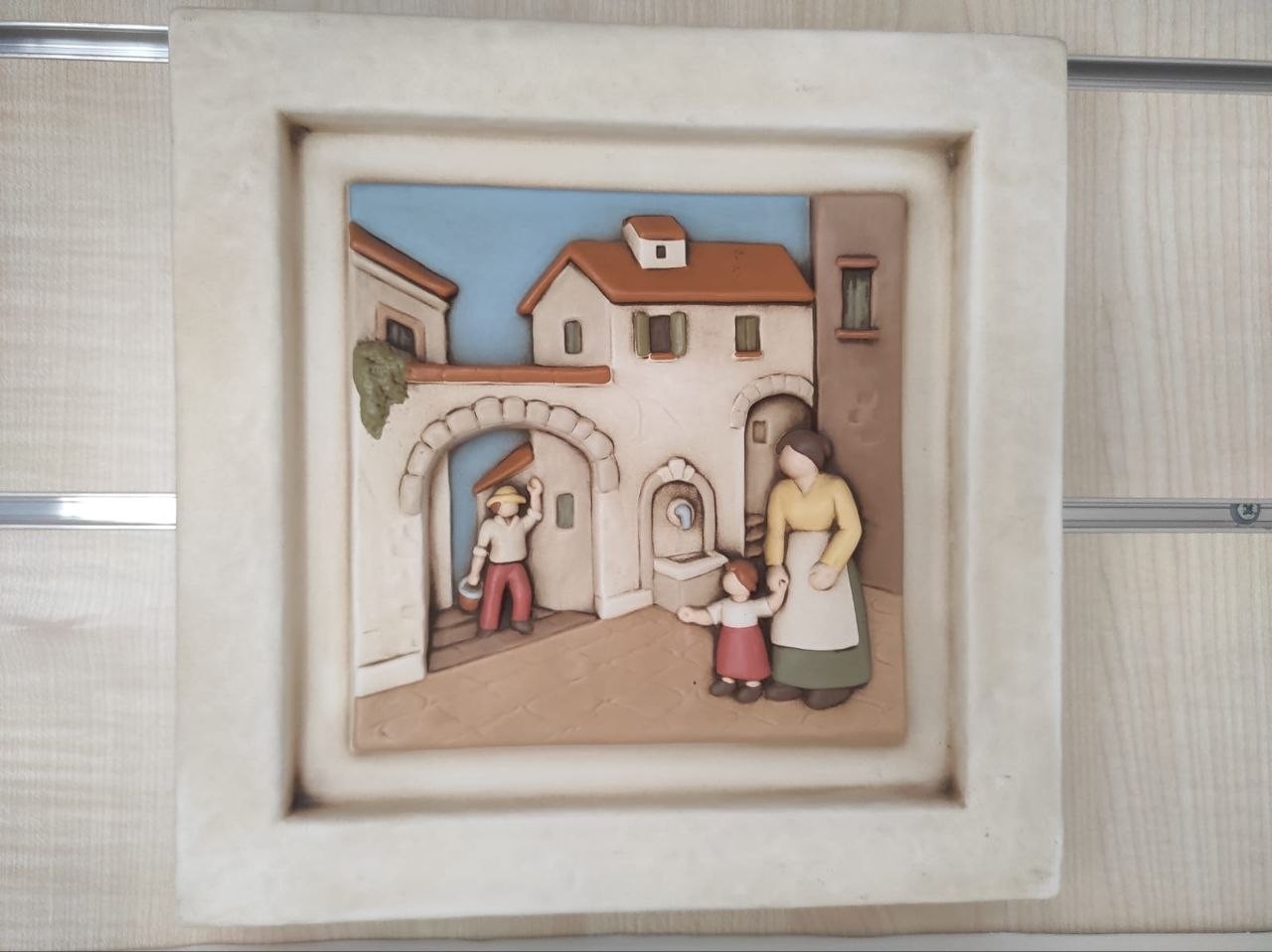 Egan Formella Decorativa Ceramica 27x27 cm