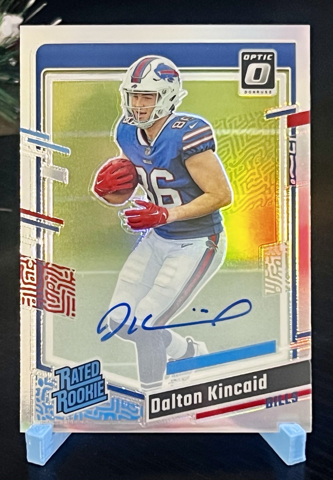 2023 Optic Rated Rookie Dalton Kincaid Holo Prizm On Card Auto /150 (AU, RC)