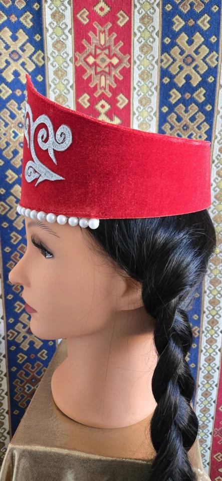Tocado, Disfraz, PERLA, Hecho a Mano, Danza, Tradicional, Para Mujer, Armenio, Kopi Foto 3 de 4