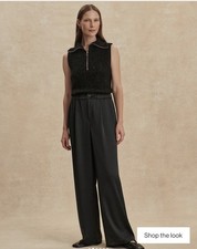 Varley Bryden Wide Leg Pant. Size Medium. Black