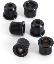 Golden Age Guitar String Ferrules, Black, Set of 6