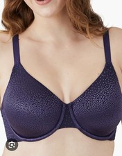 NWT Wacoal Back Appeal Smoothing Underwire Bra, Eclipse 34D 855303 MRSP 72
